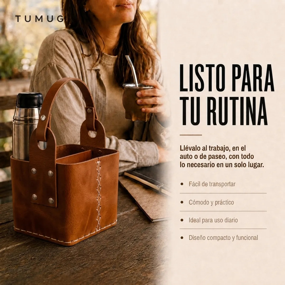 Bolso Matero Marrón