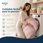 Plumón Valencia Embossed Rosa Súper King