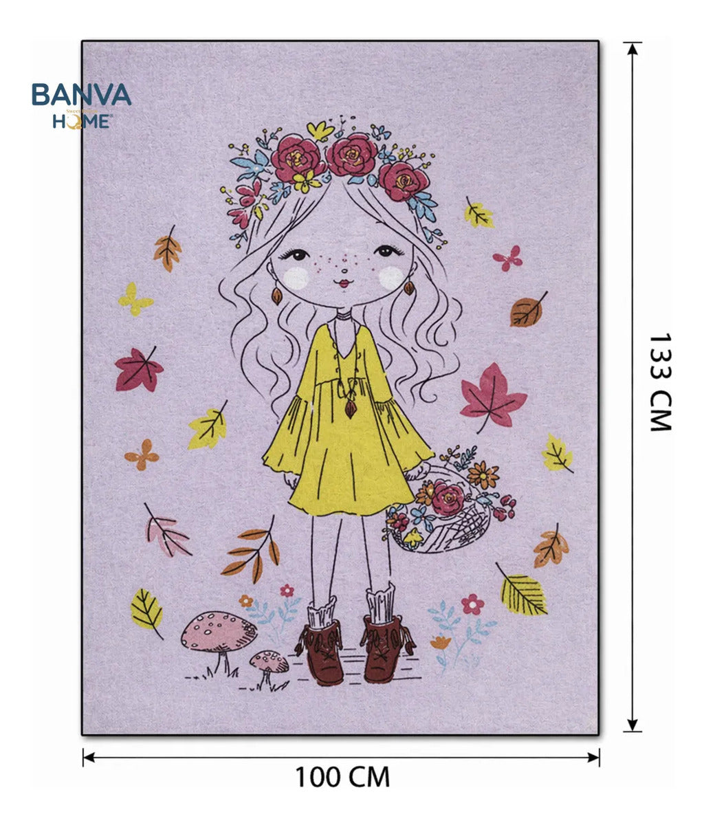 Alfombra Infantil Estampado Chic