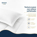 Plumón Valencia Embossed Blanco 1.5 Plazas