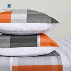Juego Sábana American Family 144 Hilos FRANJAS TERRA 2 Plazas