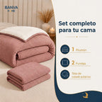 Plumón Valencia Corduroy Sherpa King Terracota