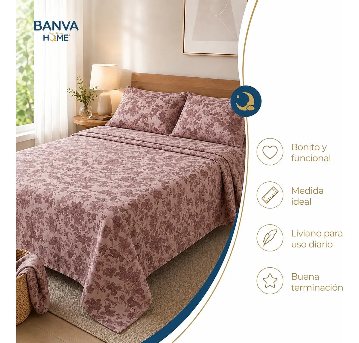 Quilt Breda Súper King Rosa