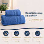 Juego Toalla 500g Azul