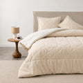Plumón Valencia Corduroy Sherpa 1.5 Plazas Crema