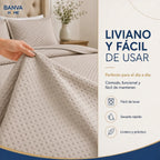 Quilt Atenas Súper King Beige