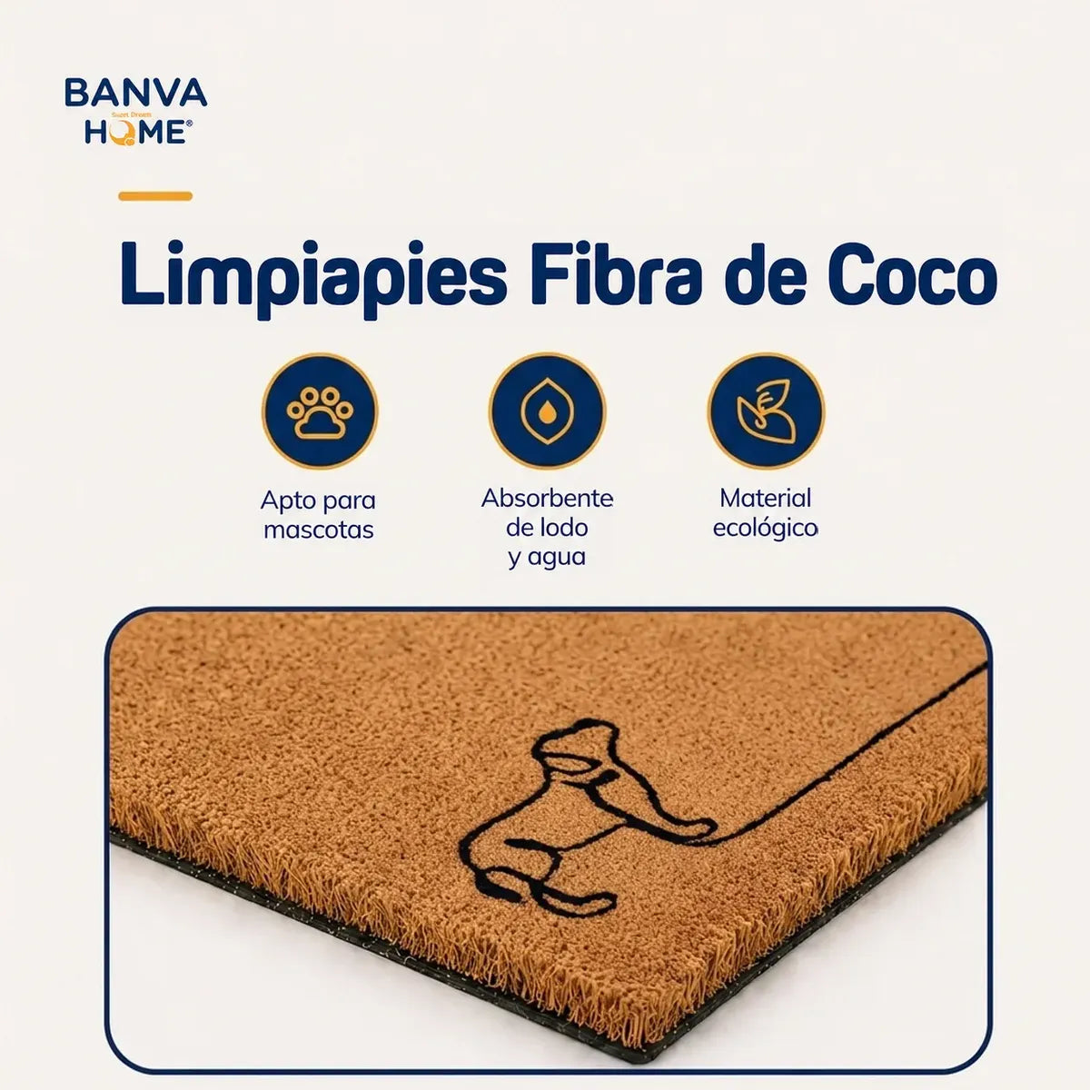 Limpiapies Coco Pas 60x40