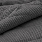 Plumón Valencia Corduroy Sherpa 2 Plazas Gris