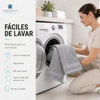 Juego Toalla American Family Gris 350gr