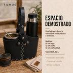 Bolso Matero Negro 2 Compartimientos Chico