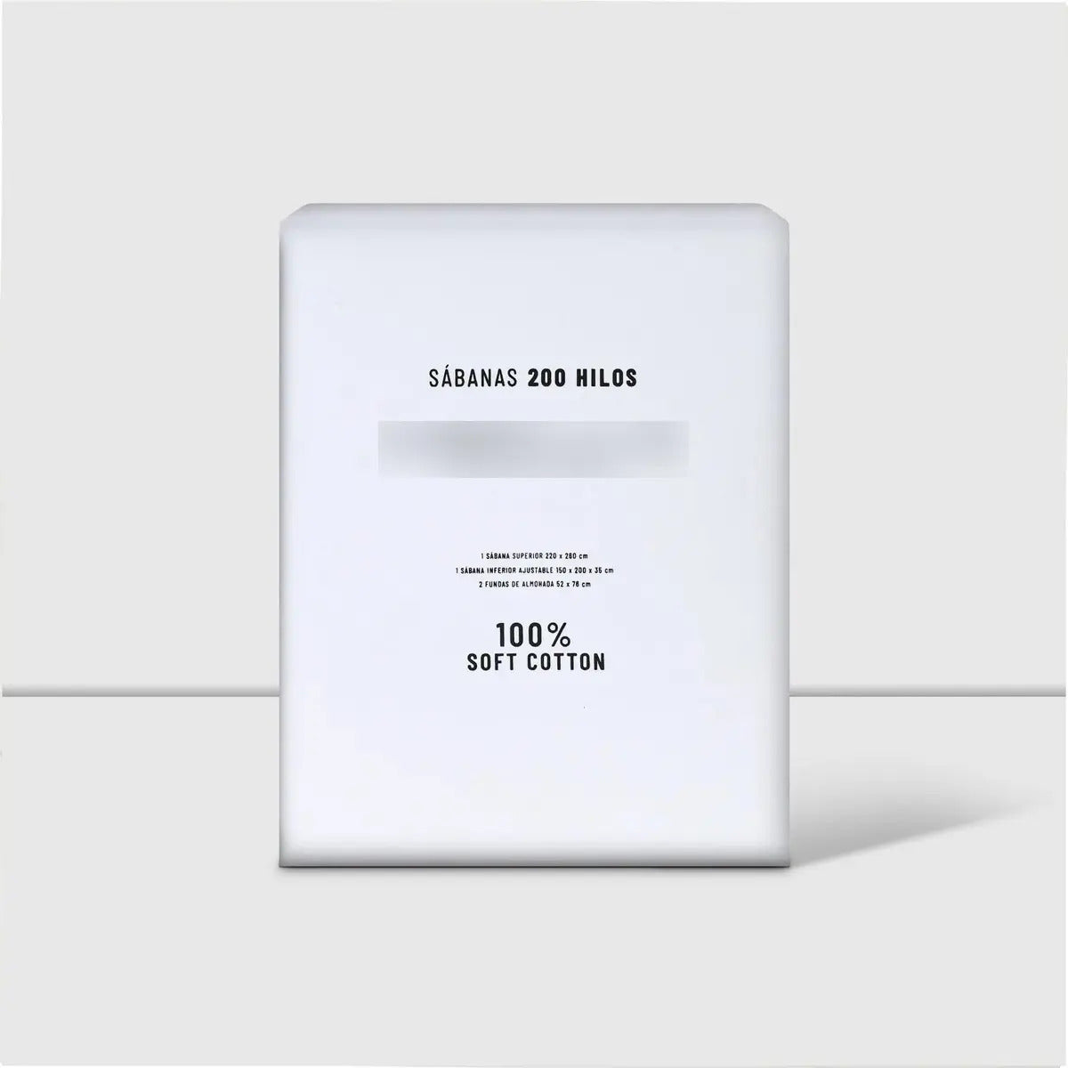 Sábana Elements & Co 200 Hilos Blanco 2 Plazas