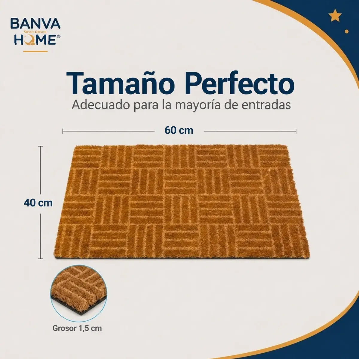 Limpiapies Coco Pattern 60x40