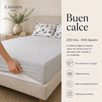 Juego Sábana Elements & Co 200 Hilos Bird 2 Plazas
