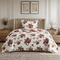 Quilt Bruselas 1.5 Plazas Marrón