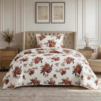 Quilt Bruselas 1.5 Plazas Marrón