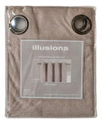 Set Cortinas Black Out Liso Moka 140x220