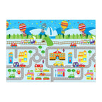 Alfombra Infantil Estampado Ciudad