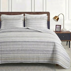 Quilt Breda Súper King Gris
