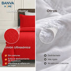 Quilt Bicolor King Red