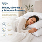 Pack 4 Almohada Blanco 50x70