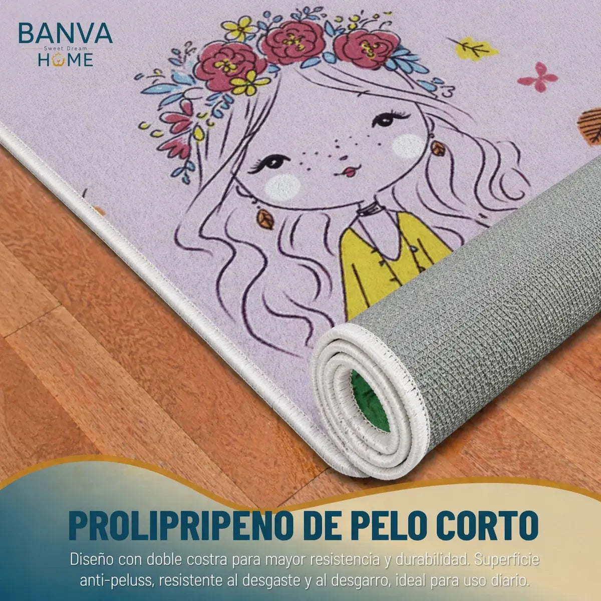 Alfombra Infantil Estampado Chic