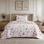 Quilt Bruselas 1.5 Plazas Flowers