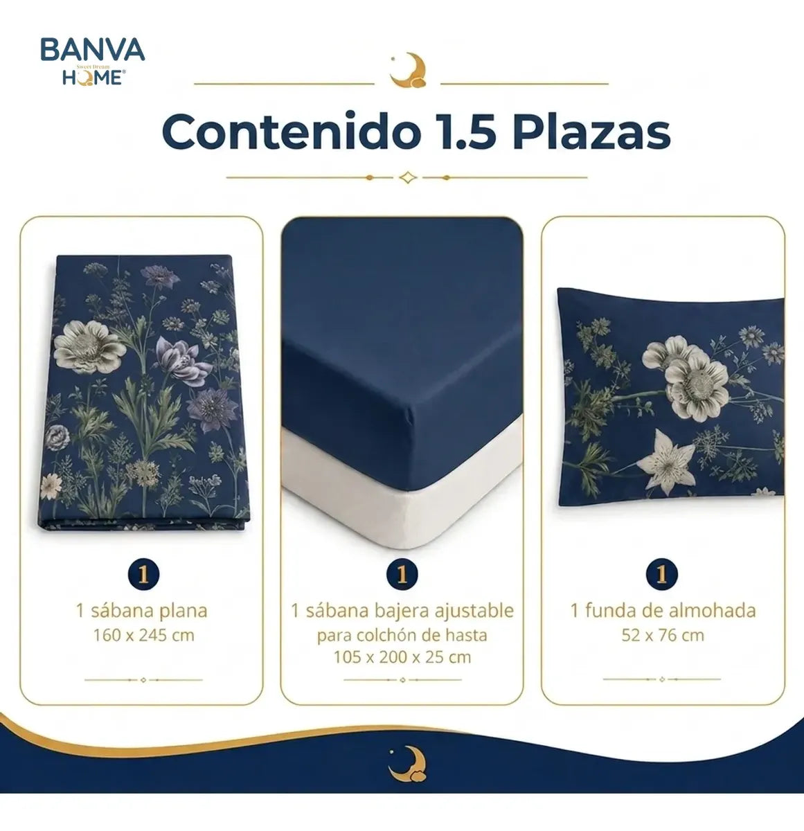 Juego Sábana Illusions 144 Hilos Liso 1.5 Plazas Helga