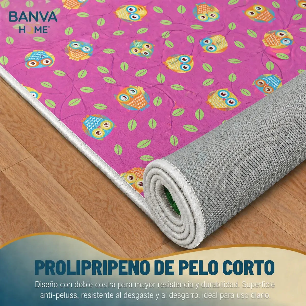 Alfombra Infantil Estampado Girl 95x133