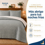 Quilt Sherpa 1.5 Plazas Gris