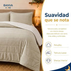 Quilt Sherpa King Beige