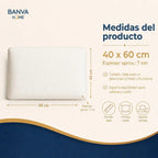 Almohada Illusions Blanco 60x40