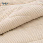 Plumón Valencia Corduroy Sherpa 1.5 Plazas Crema
