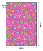 Alfombra Infantil Estampado Girl 95x133