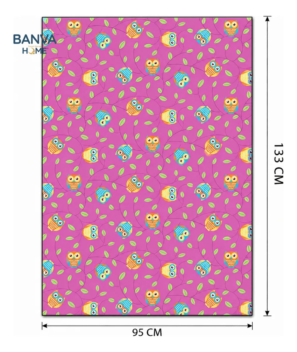 Alfombra Infantil Estampado Girl 95x133