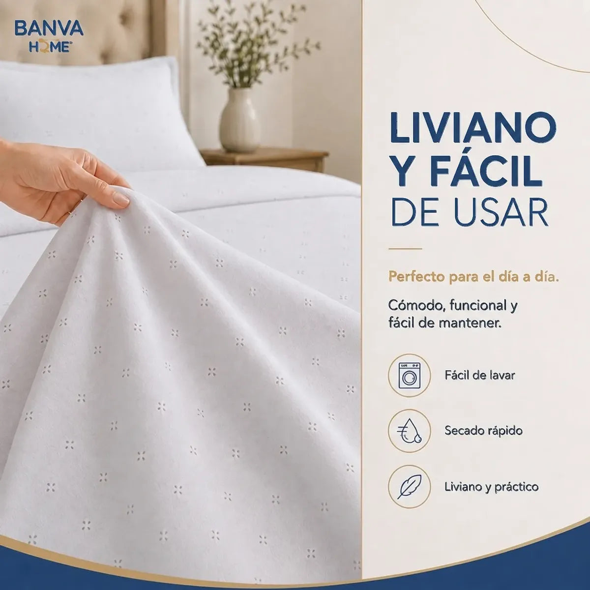 Quilt Roma 1.5 Plazas Blanco