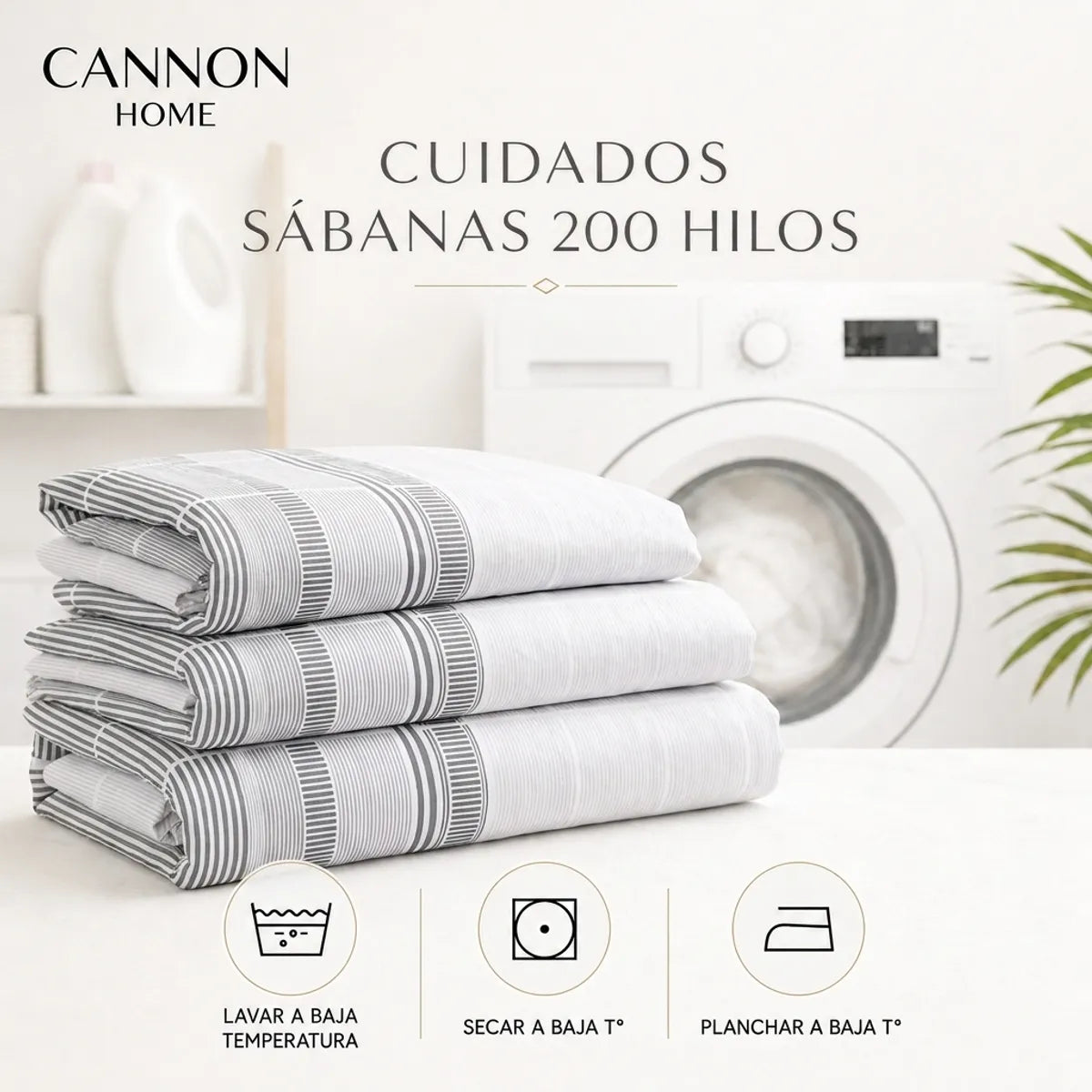 Juego Sábana Cannon 200 Hilos Express 2 Plazas Estampado