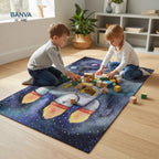 Alfombra Infantil Estampado Galaxy