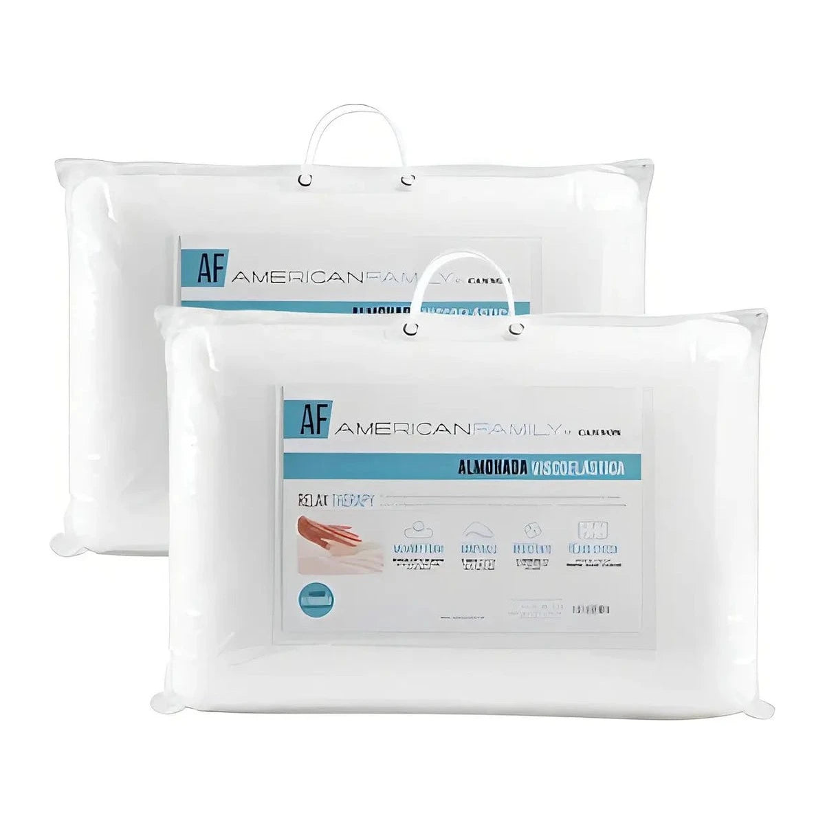 Pack 2 Almohada American Family Blanco