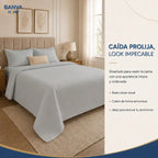 Quilt Roma 2 Plazas Gris