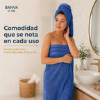 Juego Toalla 500g Azul