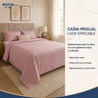 Quilt Atenas Súper King Rosa