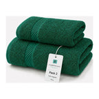 Juego Toalla American Family Verde 350gr