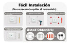 Caja Protector Termostato Universal Banva Cobertor Con Llave