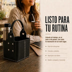 Bolso Matero Negro 4 Compartimientos