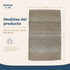 Jute Fibra Natural Nordic Beige 60x90