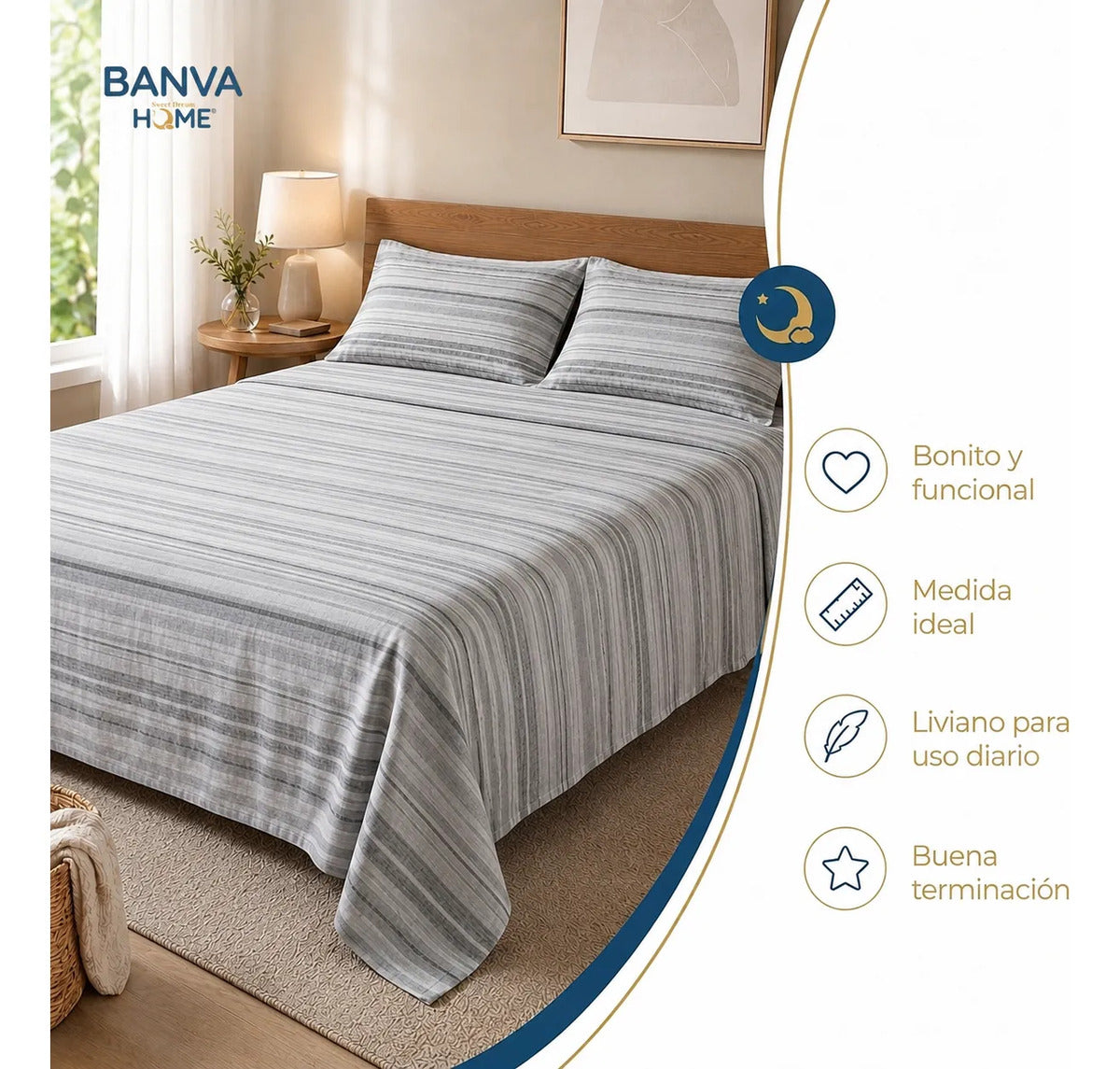 Quilt Breda Súper King Gris