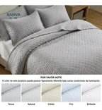 Quilt Roma 2 Plazas Gris