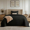 Quilt Roma 1.5 Plazas Negro