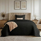 Quilt Roma 1.5 Plazas Negro