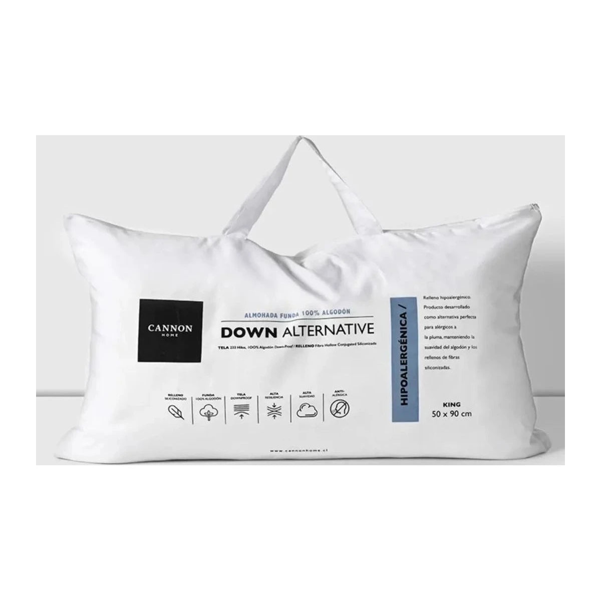 Almohadas Cannon 50 X 90 Down Alternative Blanco